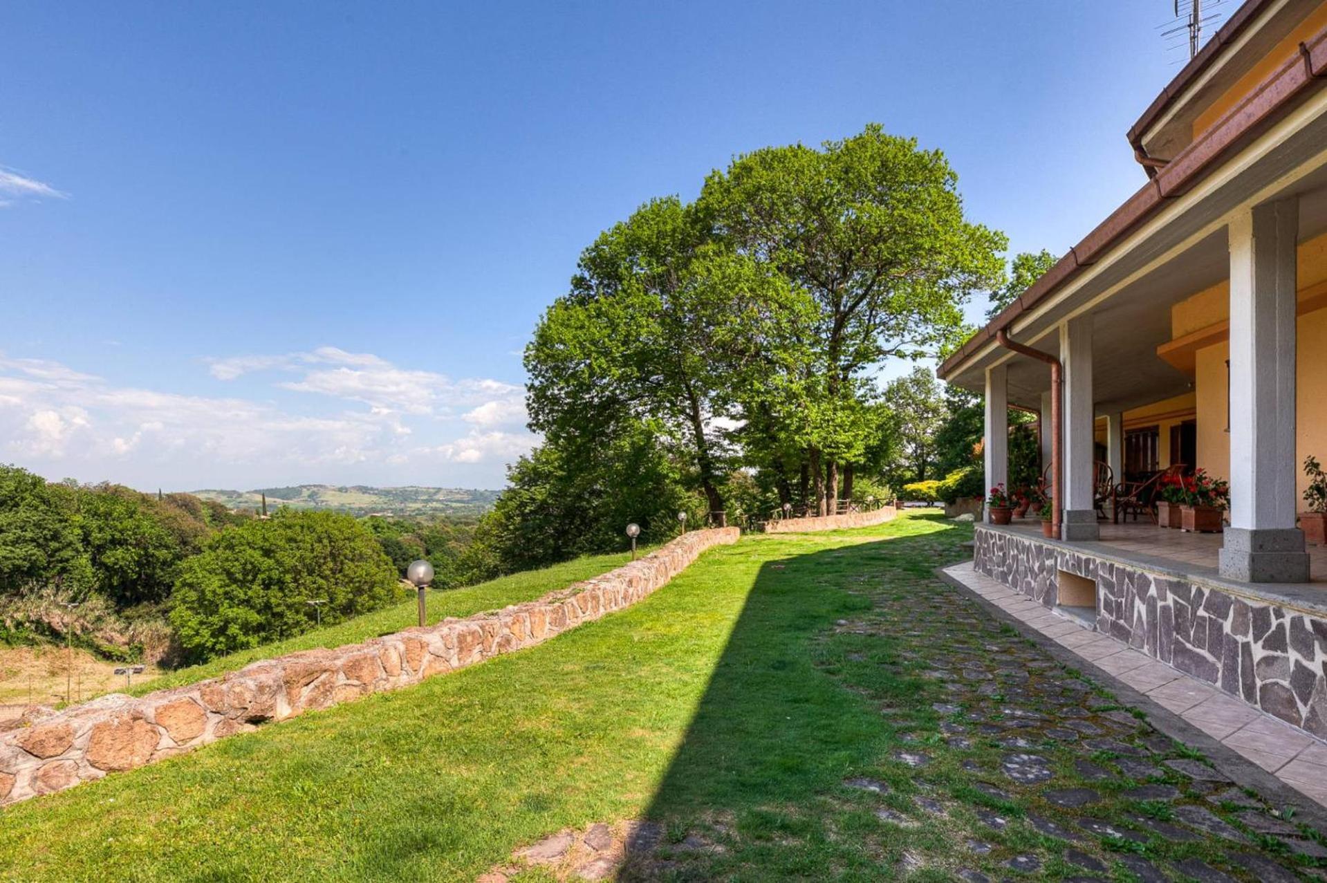 Villa Carolina - Piscina E Parco Panoramico Campagnano Di Roma Kültér fotó